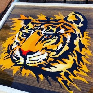 Asian Style Tiger Table